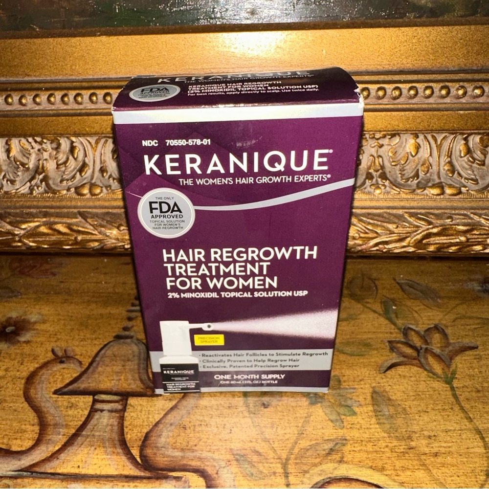 (1) NEW IN BOX Keranique Hair Regrowth Treatment Nozzle Sprayer 30 Days Exp 4/24